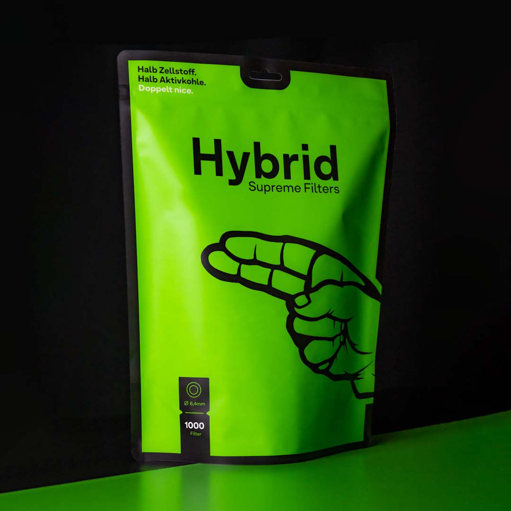 Hybrid Supreme Filters Zellstoff/Aktivkohle Ø 6,4mm - Cigarette Filters -  Accessories - Products